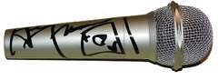 Ace Frehley Kiss Autographed Signed Facsimile Microphone