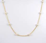 Popular Tin Cup Pearl Necklace