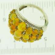 Sterling Silver Opal Color Stone Ring