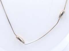 Italian Sterling Silver Long Chain Necklace