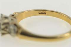 14K Yellow Gold Vintage NOS 1950's 3.75mm Engagement Setting Ring