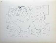 PABLO PICASSO, DRINKING MINOTAUR