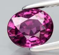 Ravishing 1.34ct rich violet pink Rhodolite Garnet