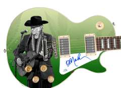 Willie Nelson Autographed Signed Live Graphics Photo Guitar ACOA
