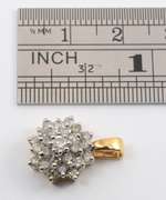 Sparkling 1 ct. Total Weight Dia. Cluster Pendant