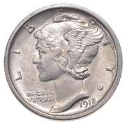 1918-S Mercury Dime