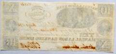 Feb 2 1836 $10 Manual Labor Bank  Philadelphia Note