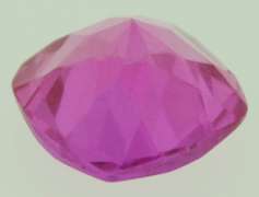 3.17ct Asscher Cut Pink Sapphire Loos Stone