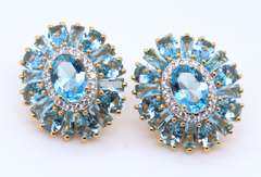 Sterling Silver Gemstone Earrings