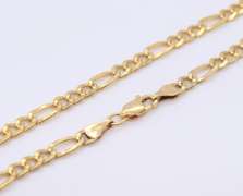 Fantastic Yellow Gold Figaro Chain Necklace
