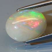 Ravishing 2.11ct block patterned semi-black Opal