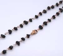 Edgy & Cool 14kt RG Andrea Fohrman Black Diamond Necklace