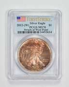 MS70 2012(W) American Silver Eagle - First Strike - Graded PCGS