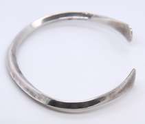 Vintage Sterling Silver Signed Cuff Bangle