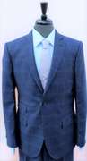 Stylish Plait Italian Made Slim Fit Suit