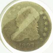 1827 10C Capped Bust Dime