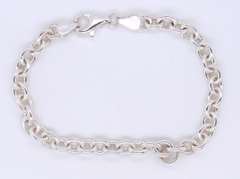 Sterling Silver Italian Fancy Link Bracelet