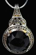Sterling Silver Onyx Pendant