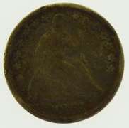 lot of 3 1847, 1856 and 1857 Seated Liberty Half Dime US Coin
