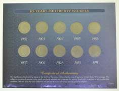 10 Years of Liberty Nickels
