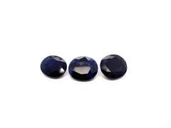 Trio of Blue Sapphire Gemstones +24ctw.