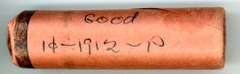 Roll of 1912 Lincoln Wheat Cents