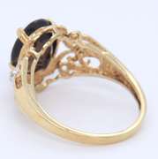Fabulous Smokey Quartz and Diamond Ring