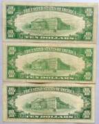 2 $10 1934 & a 1934 D Silver Certificates