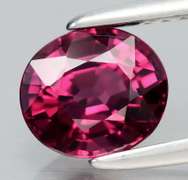 Simply lovely 1.38ct violet pink Rhodolite Garnet
