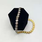 Eye-Catching 18kt Gold Filled Necklace with 14cts NATURAL DIAMONDS