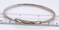 Vintage Sterling Silver Bangle Bracelet