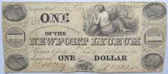 $1 Newport Lyceum Newport Kentucky Note