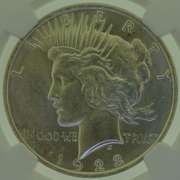 1923 Peace Silver Dollar $1 NGC MS64