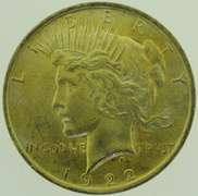 1922 Peace Silver Dollar $1 US Coin
