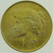 1922 Peace Silver Dollar $1 US Coin