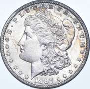 1887-S Morgan Silver Dollar