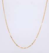 Elegant 18kt Rolo Chain Necklace