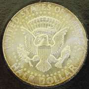 1964 John F. Kennedy Memorial Half Dollar in Plastic Case