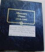 1916-36 Mercury Dimes, DeLuxe Holder