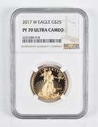 PF70 UCAM 2017-W $25 American Gold Eagle 1/2 Oz. .999 Fine Gold NGC