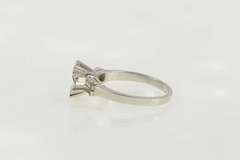 14K White Gold Vintage NOS 1950's 5.75mm Engagement Setting Ring