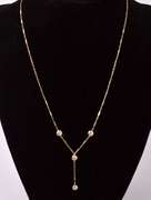 Dazzling Diamond Necklace in 14K Yellow Gold