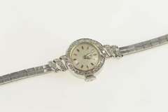 0.50 Ctw Diamond Omega 12.2mm Face Women's Watch