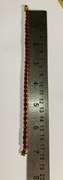 16.0+ Carat Ruby Tennis Bracelet in 14kt Gold
