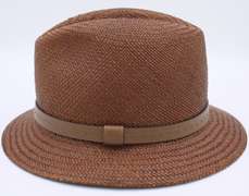Gucci Nut Brown Straw Wide Brimmed Hat