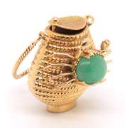 Pleasing Yellow Gold Crabbing Basket