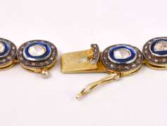 Darling 12.70CTW Diamond Necklace in Gold Plated Sterling Silver