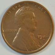 Very scarce key date 1926-S Lincoln Cent in original R&B Unc.