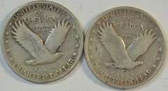 1929-D & 1930-S Standing Liberty Quarters in nice XF