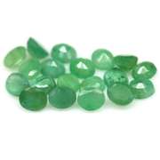 Heavy 7.86ct 37 piece oval cut Zambian Emerald set